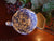 Vintage English Staffordshire Flow Blue Transferware Floral Chintz Scuttle Shaving Mug Cup