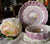 RARE Copeland Spode Lilac Lavender Transferware Plate Scenic River and Landscape with Exquisite Detail