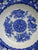 Blue and White China Copeland Spode Trophies Cobalt Blue English Transferware Rimmed Salad / Soup Bowl Vintage