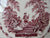 Watteau Purple Plum English Transferware Chop Plate / Platter / Tray Victorian Minstrels Flowers