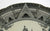 Copeland Spode Black Transferware Charger Plate Stunning Architectural Border Chicago University Ryerson Laboratory