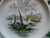 Spode Copeland Vintage English Transferware Black Transferware Ship Plate Nautical Decor Ships / Sail Boats - Sea