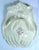 Purple English Transferware Charlotte Floral  Open Hands Soap Dish Tray Staffordshire - Hand Shaped Trinket Dish