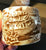 RARE 4 Brown English Transferware Napkin Rings Tonquin Flowers Roses Set of Four