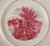 10.5" Copeland Spode Duncan Rural Scenes Pink Red Transferware Plate Cows & Cottage