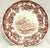 Spode Copeland Antique Brown Transferware Grouse & Baby Squealers Plate No 19 circa 1930