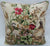 Scalamandre Edwin's Covey Custom Hand Made 18 x 18 Pillow Cover Quail Woodland Flowers