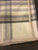 Ralph Lauren Cotton Throw Blanket 54 x 72 Plaid Grey Taupe Khaki Cream - NEW